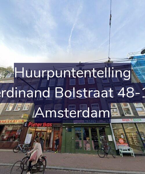 Foto gevel Huurpuntentelling voor Ferdinand Bolstraat 48-1V, Amsterdam