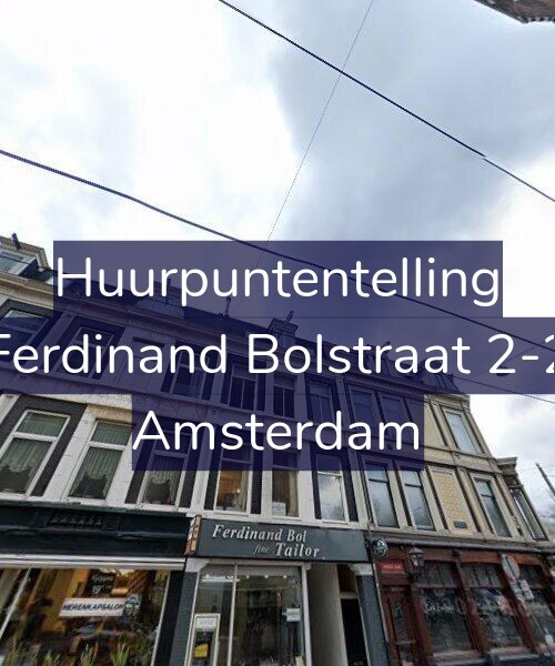 Foto gevel Huurpuntentelling voor Ferdinand Bolstraat 2-2, Amsterdam