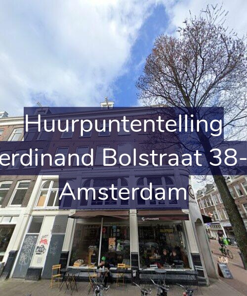 Foto gevel Huurpuntentelling voor Ferdinand Bolstraat 38-4, Amsterdam