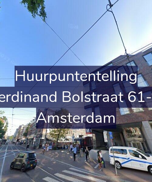 Foto gevel Huurpuntentelling voor Ferdinand Bolstraat 61-A, Amsterdam