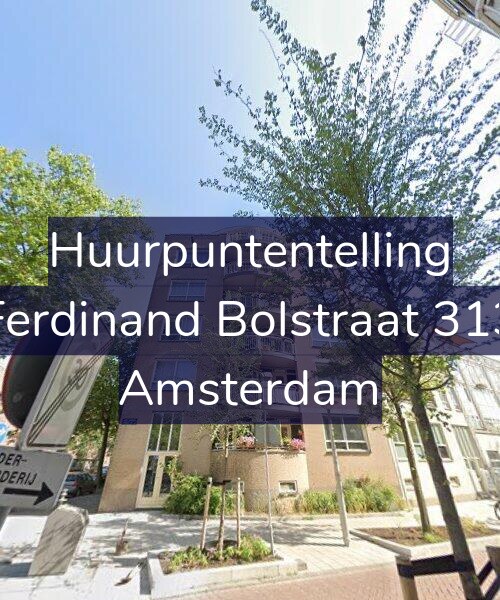 Foto gevel Huurpuntentelling voor Ferdinand Bolstraat 313, Amsterdam