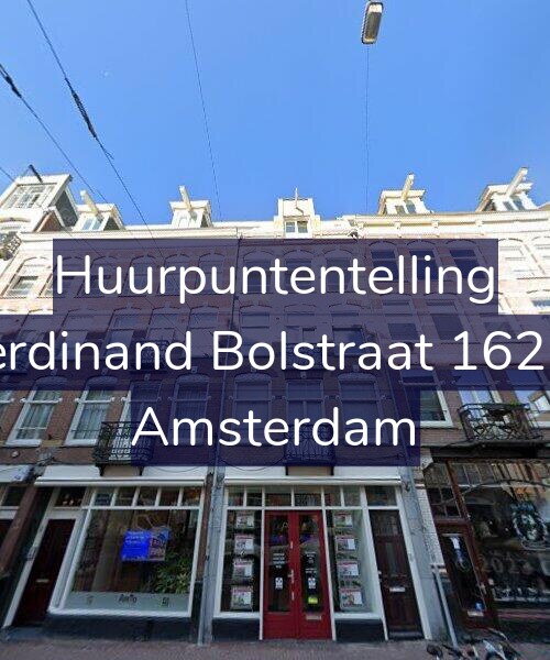 Foto gevel Huurpuntentelling voor Ferdinand Bolstraat 162-2, Amsterdam