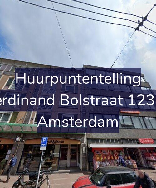 Foto gevel Huurpuntentelling voor Ferdinand Bolstraat 123-E, Amsterdam