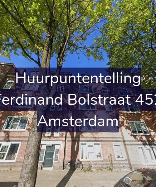 Foto gevel Huurpuntentelling voor Ferdinand Bolstraat 452, Amsterdam