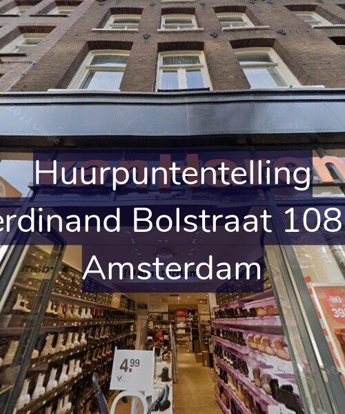 Foto gevel Huurpuntentelling voor Ferdinand Bolstraat 108-2, Amsterdam