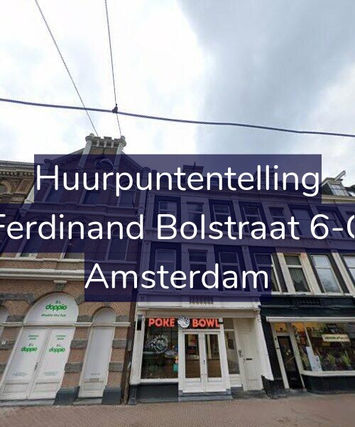 Foto gevel Huurpuntentelling voor Ferdinand Bolstraat 6-C, Amsterdam