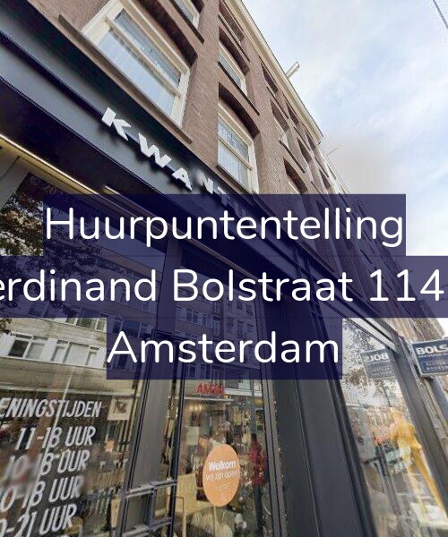 Foto gevel Huurpuntentelling voor Ferdinand Bolstraat 114-1, Amsterdam