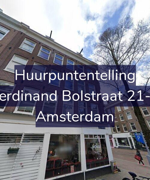 Foto gevel Huurpuntentelling voor Ferdinand Bolstraat 21-1, Amsterdam