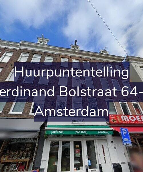 Foto gevel Huurpuntentelling voor Ferdinand Bolstraat 64-3, Amsterdam