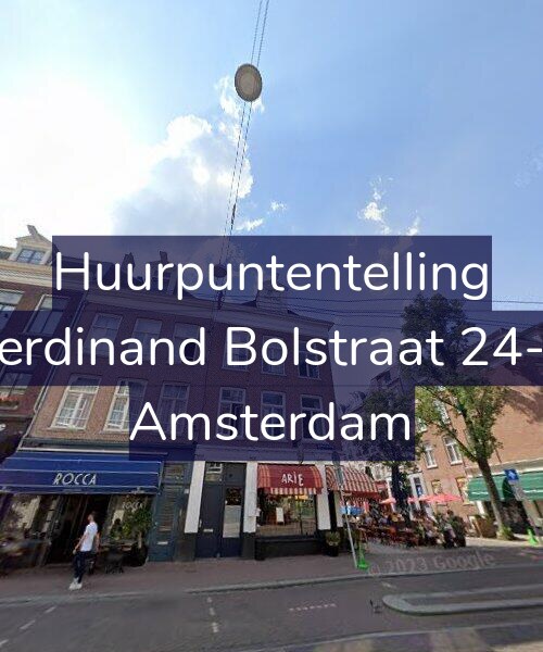 Foto gevel Huurpuntentelling voor Ferdinand Bolstraat 24-1, Amsterdam