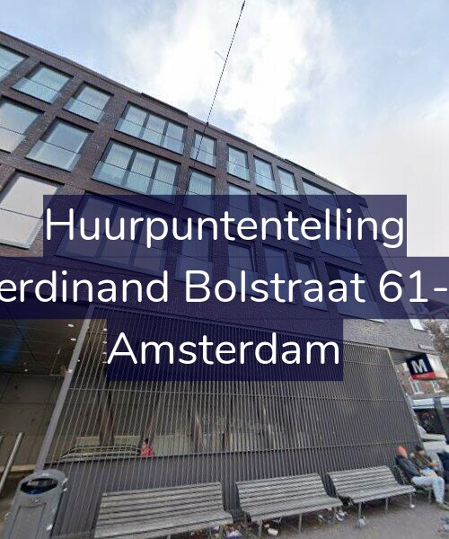 Foto gevel Huurpuntentelling voor Ferdinand Bolstraat 61-C, Amsterdam