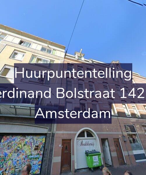 Foto gevel Huurpuntentelling voor Ferdinand Bolstraat 142-2, Amsterdam