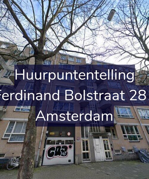 Foto gevel Huurpuntentelling voor Ferdinand Bolstraat 281, Amsterdam