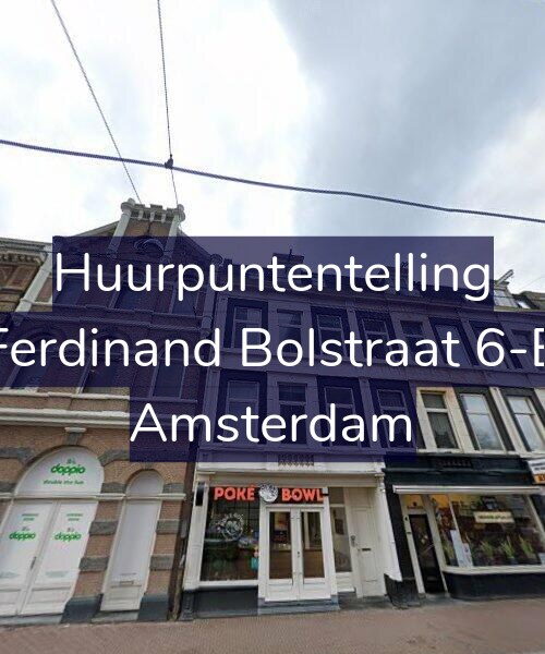 Foto gevel Huurpuntentelling voor Ferdinand Bolstraat 6-B, Amsterdam