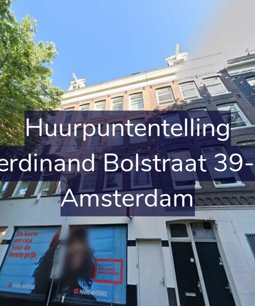 Foto gevel Huurpuntentelling voor Ferdinand Bolstraat 39-H, Amsterdam