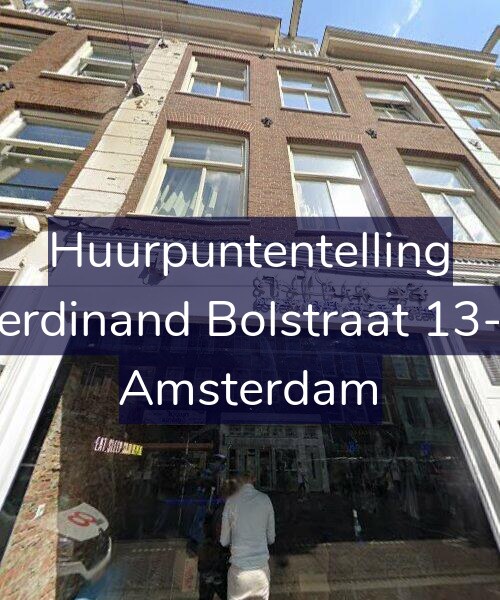 Foto gevel Huurpuntentelling voor Ferdinand Bolstraat 13-3, Amsterdam