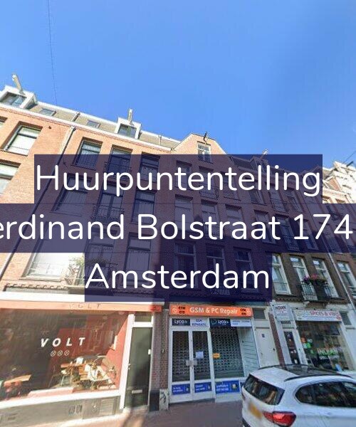 Foto gevel Huurpuntentelling voor Ferdinand Bolstraat 174-2, Amsterdam