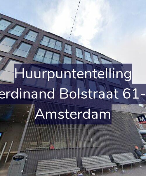 Foto gevel Huurpuntentelling voor Ferdinand Bolstraat 61-G, Amsterdam