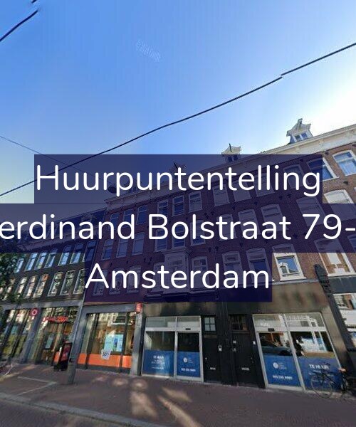 Foto gevel Huurpuntentelling voor Ferdinand Bolstraat 79-1, Amsterdam