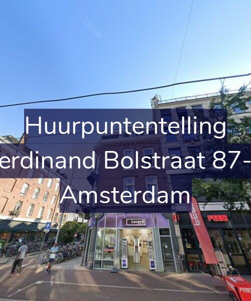 Foto gevel Huurpuntentelling voor Ferdinand Bolstraat 87-1, Amsterdam