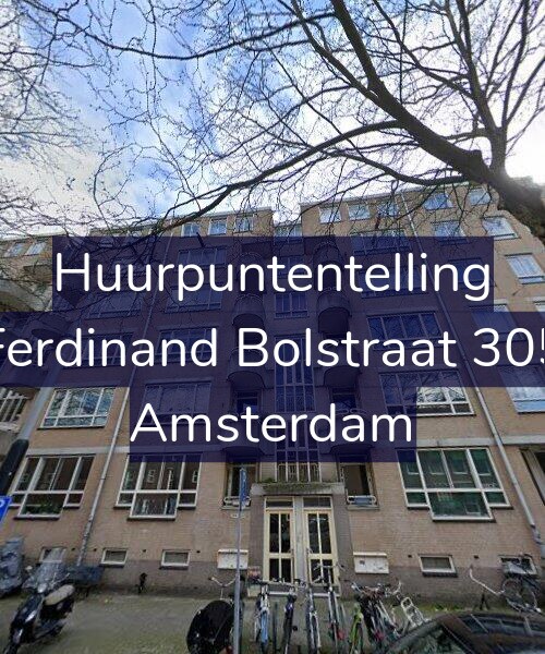 Foto gevel Huurpuntentelling voor Ferdinand Bolstraat 305, Amsterdam