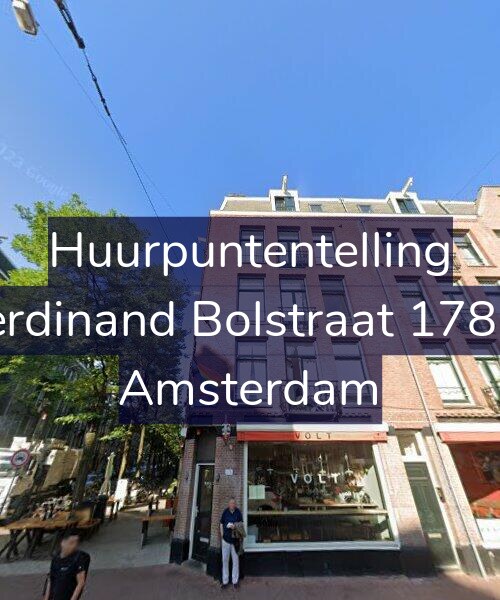 Foto gevel Huurpuntentelling voor Ferdinand Bolstraat 178-3, Amsterdam
