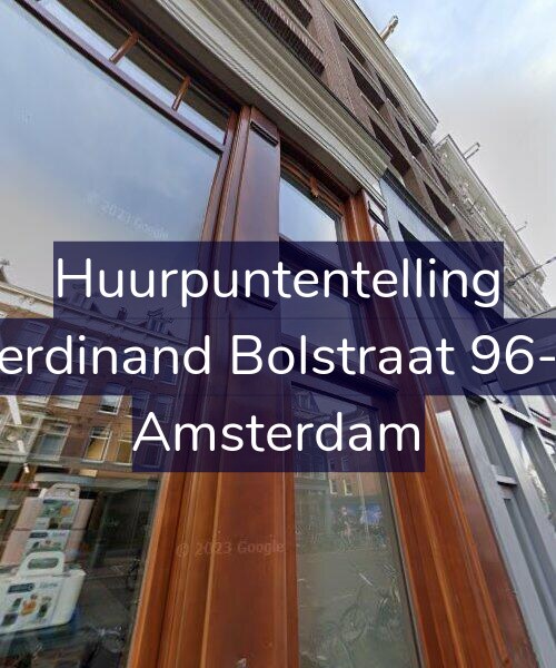 Foto gevel Huurpuntentelling voor Ferdinand Bolstraat 96-2, Amsterdam