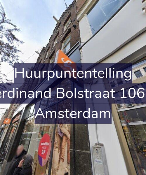 Foto gevel Huurpuntentelling voor Ferdinand Bolstraat 106-2, Amsterdam