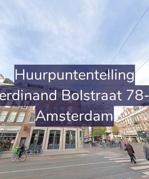 Foto gevel Huurpuntentelling voor Ferdinand Bolstraat 78-1, Amsterdam