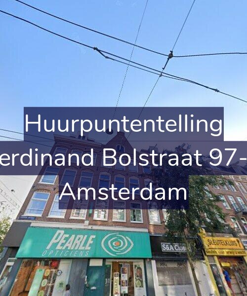 Foto gevel Huurpuntentelling voor Ferdinand Bolstraat 97-3, Amsterdam