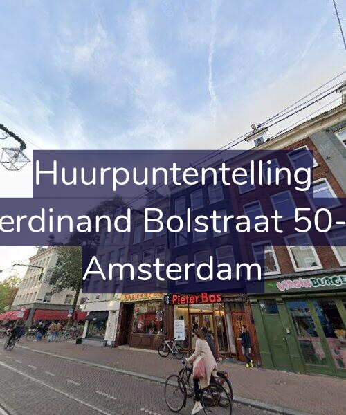 Foto gevel Huurpuntentelling voor Ferdinand Bolstraat 50-1, Amsterdam