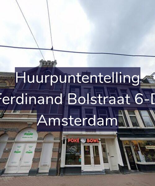 Foto gevel Huurpuntentelling voor Ferdinand Bolstraat 6-D, Amsterdam