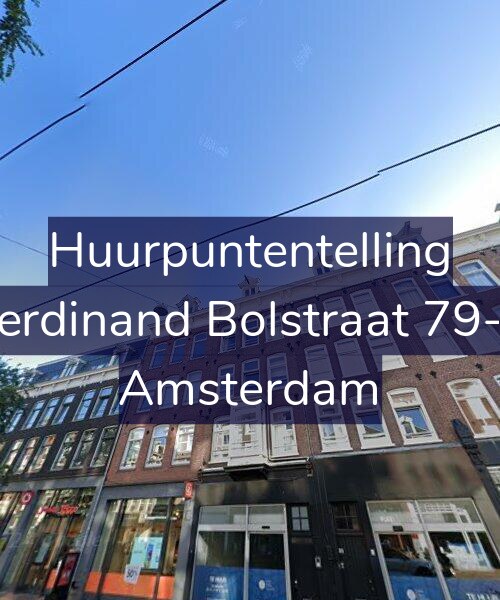 Foto gevel Huurpuntentelling voor Ferdinand Bolstraat 79-3, Amsterdam