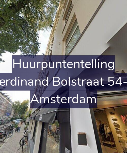 Foto gevel Huurpuntentelling voor Ferdinand Bolstraat 54-1, Amsterdam