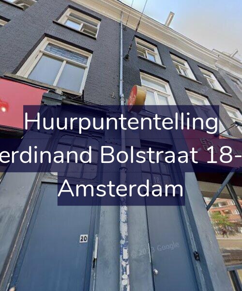 Foto gevel Huurpuntentelling voor Ferdinand Bolstraat 18-3, Amsterdam