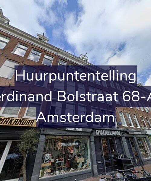 Foto gevel Huurpuntentelling voor Ferdinand Bolstraat 68-A2, Amsterdam