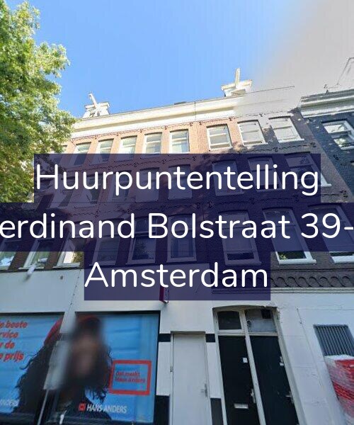 Foto gevel Huurpuntentelling voor Ferdinand Bolstraat 39-L, Amsterdam