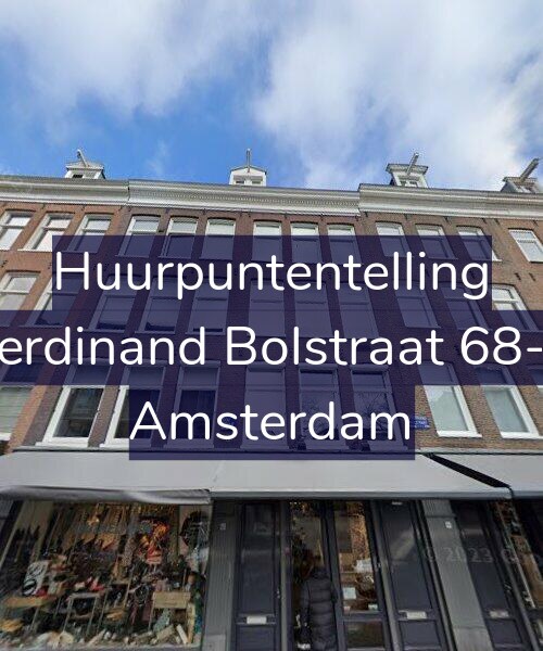Foto gevel Huurpuntentelling voor Ferdinand Bolstraat 68-1, Amsterdam