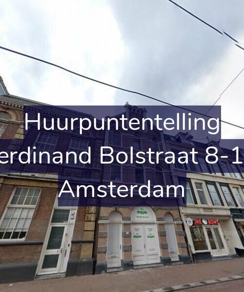 Foto gevel Huurpuntentelling voor Ferdinand Bolstraat 8-1A, Amsterdam