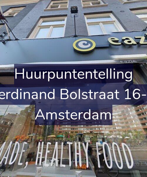 Foto gevel Huurpuntentelling voor Ferdinand Bolstraat 16-A, Amsterdam