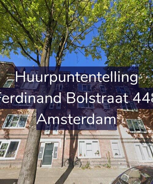 Foto gevel Huurpuntentelling voor Ferdinand Bolstraat 448, Amsterdam