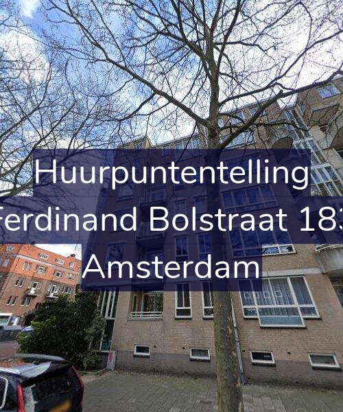 Foto gevel Huurpuntentelling voor Ferdinand Bolstraat 183, Amsterdam