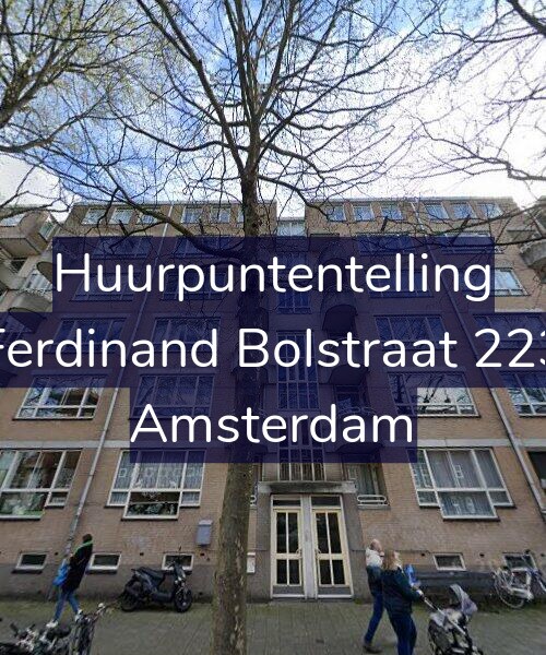 Foto gevel Huurpuntentelling voor Ferdinand Bolstraat 223, Amsterdam