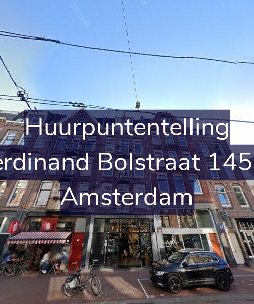 Foto gevel Huurpuntentelling voor Ferdinand Bolstraat 145-1, Amsterdam