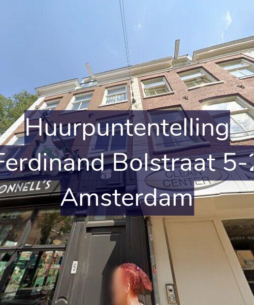 Foto gevel Huurpuntentelling voor Ferdinand Bolstraat 5-2, Amsterdam