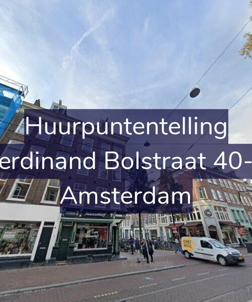Foto gevel Huurpuntentelling voor Ferdinand Bolstraat 40-4, Amsterdam