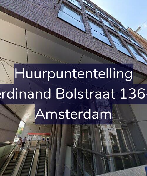 Foto gevel Huurpuntentelling voor Ferdinand Bolstraat 136-B, Amsterdam