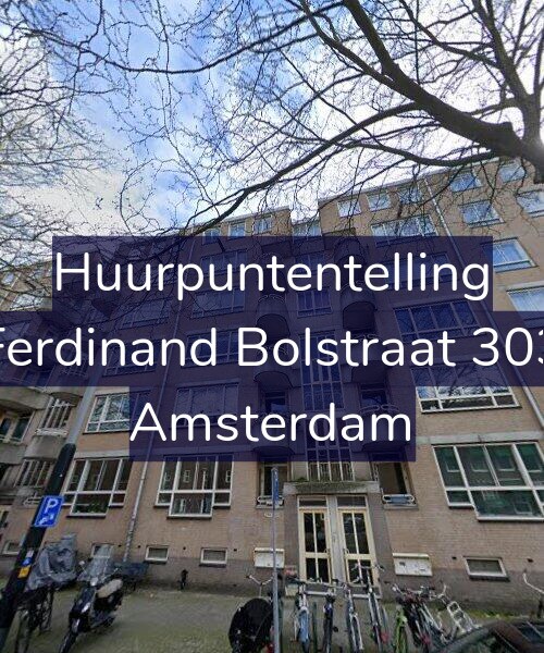 Foto gevel Huurpuntentelling voor Ferdinand Bolstraat 303, Amsterdam