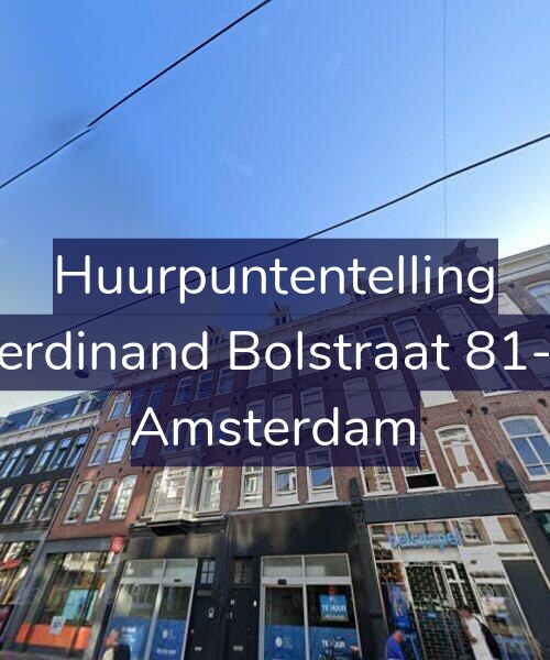 Foto gevel Huurpuntentelling voor Ferdinand Bolstraat 81-2, Amsterdam