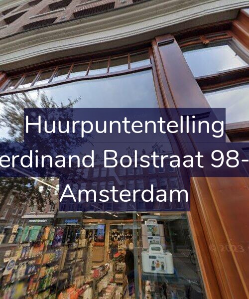 Foto gevel Huurpuntentelling voor Ferdinand Bolstraat 98-1, Amsterdam